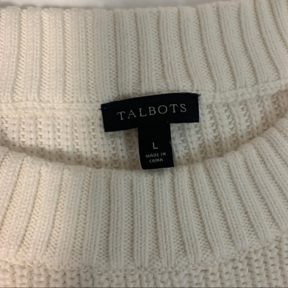 TALBOTS • Thermolite Striped Sweater • Size Large - Picture 6 of 8